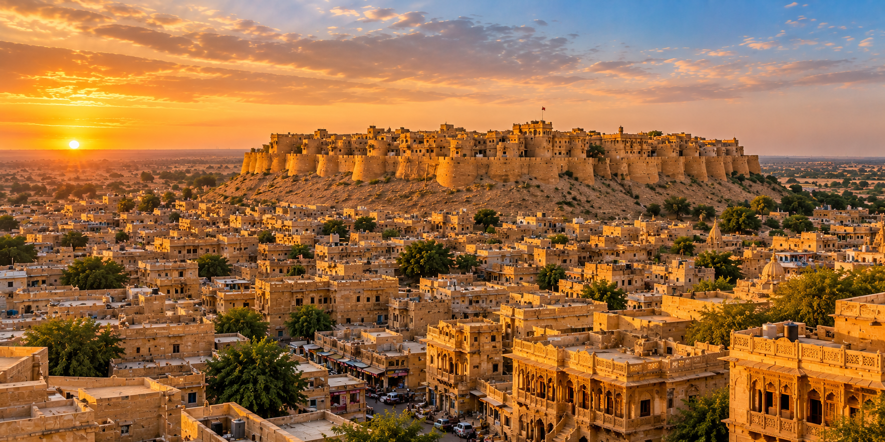 Guided Half Day Jaisalmer City Tour – The Golden Heritage in Jaisalmer and the Thar Desert